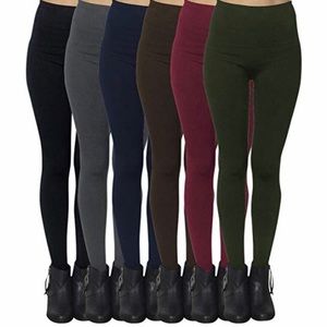 Fleece lined leggings - Gray